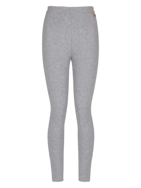 Leggings Balmain tricotate gri