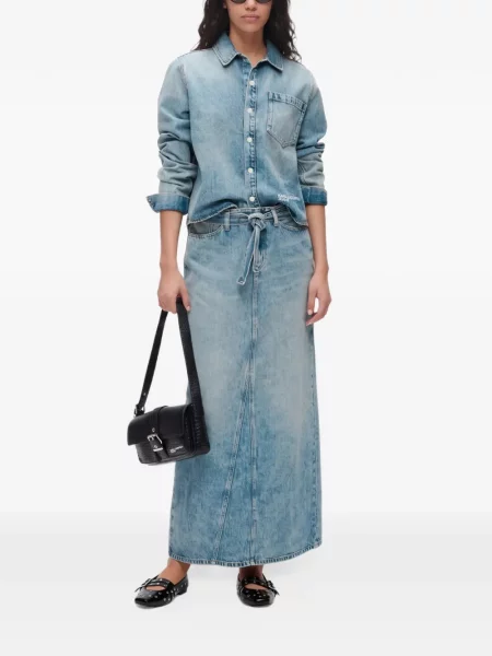 Cămașă de blugi Karl Lagerfeld Jeans albastru