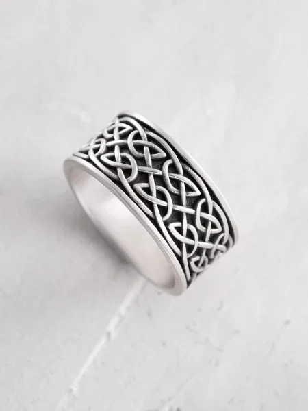 REYTEL Inele CELTIC KNOT argintiu