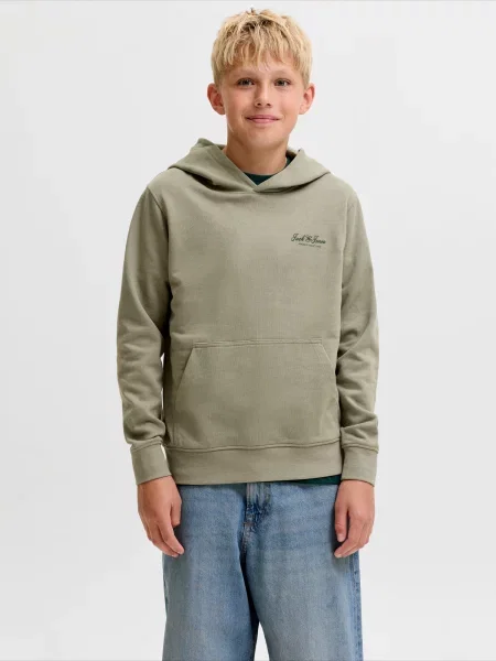Jack & Jones Junior Μπλούζα φούτερ JJEArchive χακί