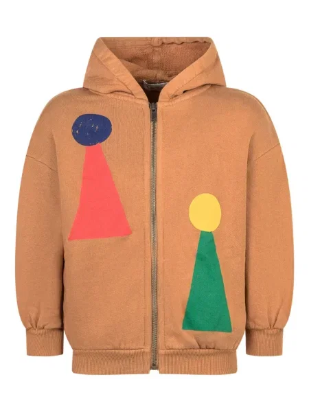 Bluza z kapturem dziecięca Bobo Choses brązowa