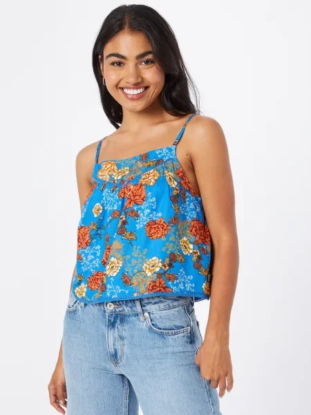 Top Superdry retro albastru