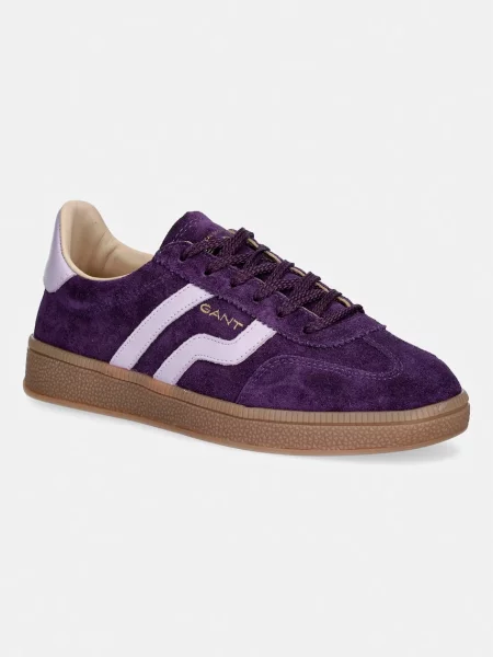 Gant Cuzima sneakers παιδικά δερμάτινα μωβ