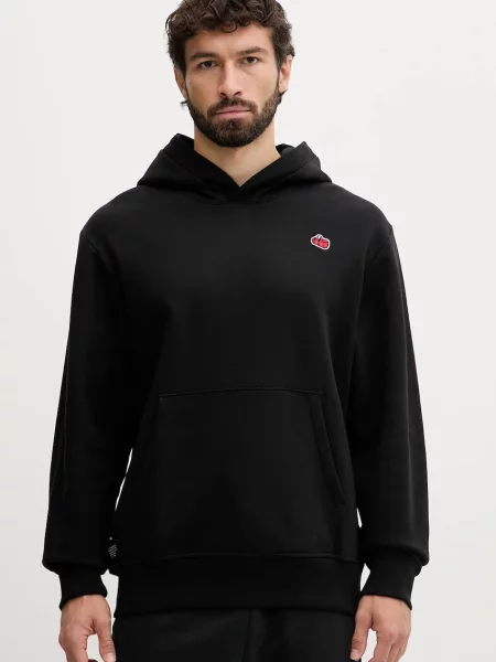 Μπλούζα The North Face Icon Relaxed με κουκούλα μαύρο