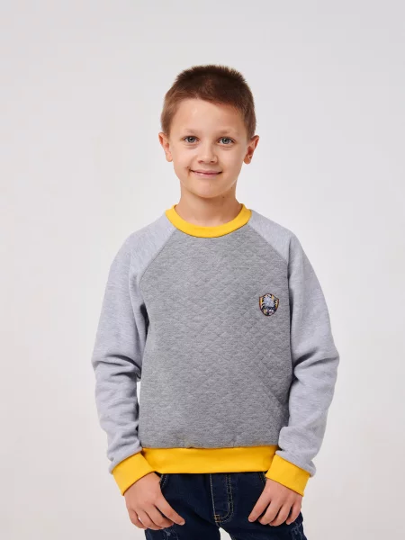 Дитячий Світшот SMIL сірий