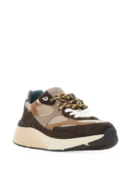 Sneakerși D.a.t.e. din piele de căprioară maro