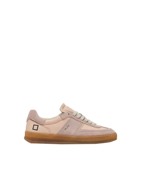 Sneakersy D.a.t.e. skórzane różowe