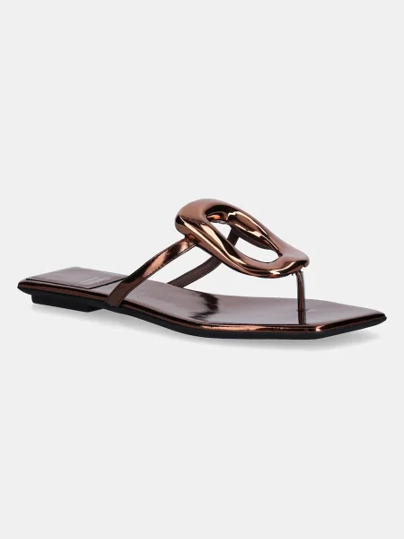 Usnjene japonke Jeffrey Campbell rjava