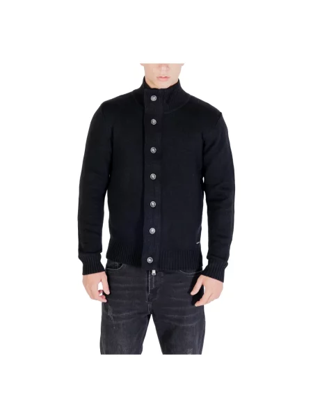 Kardigan Gianni Lupo wełniany czarny