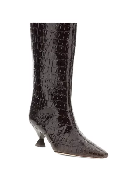 Botine Maria Luca din piele maro