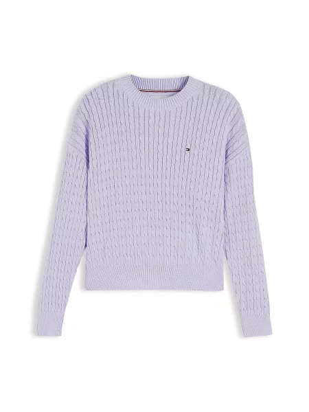 TOMMY HILFIGER Pulover mov lavandă