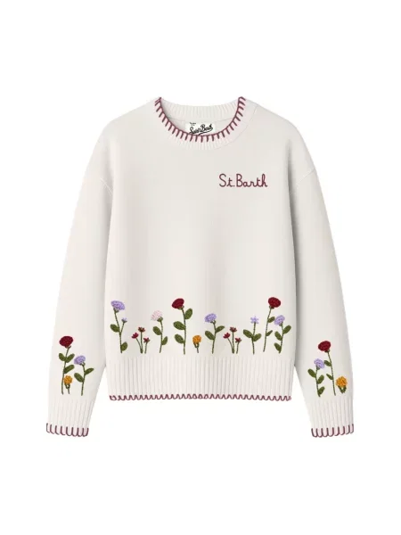 Sweter Mc2 Saint Barth beżowy