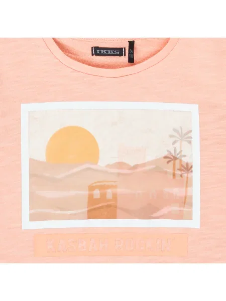 Tricou copii Ikks roz