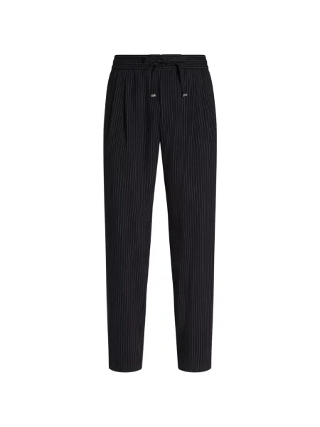 Pantaloni de jogging Dolce & Gabbana de lână alergare albastru