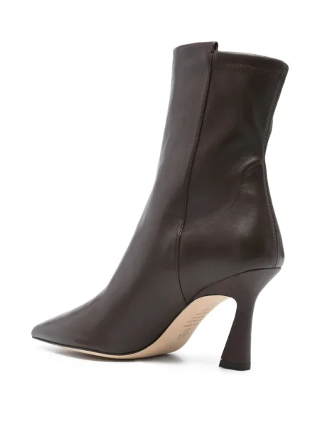 Botine Stuart Weitzman din piele maro