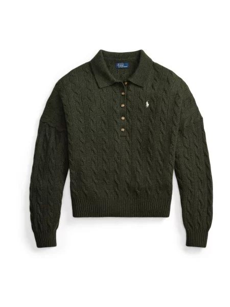 Polo Ralph Lauren Pulover închis verde