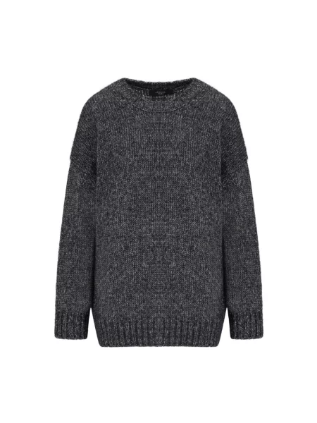 Sweter Weekend Max Mara wełniany szary