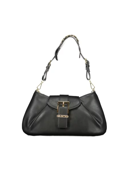 Lniana torebka crossbody Valentino Bags czarna