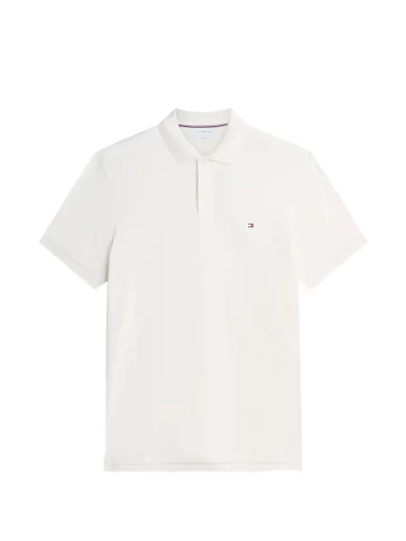 Scurt tricou polo Tommy Hilfiger cu broderie