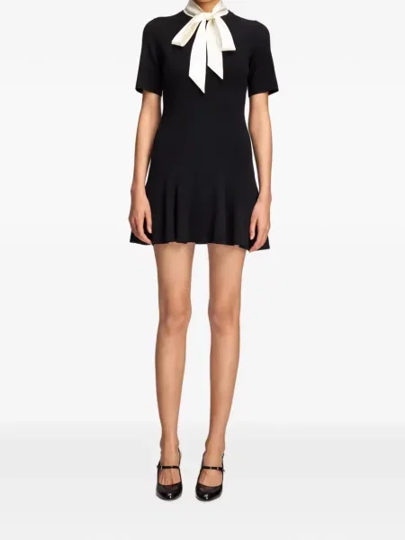 Rochie mini Cinq A Sept cu funde negru