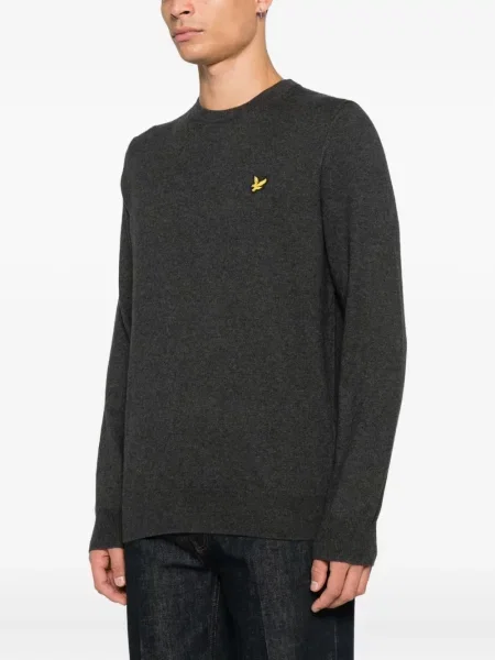 Pulover Lyle & Scott de lână negru