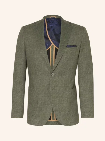 Paul Oblekové Sako Extra Slim Fit olive khaki