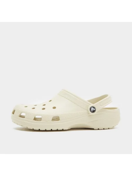 Klapki Crocs beżowe