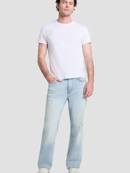 Джинсы Guess голубые