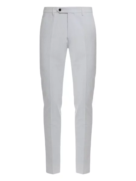 Pantaloni Moorer de catifea cord alb