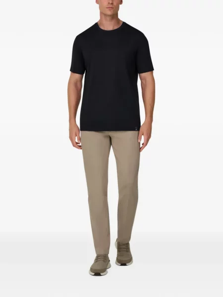 Tricou Boggi Milano de mătase negru