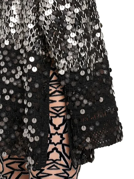 Pulover Roberto Cavalli cu paiete negru