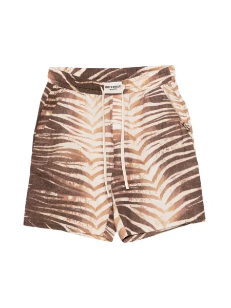 Szorty Just Cavalli casual brązowe