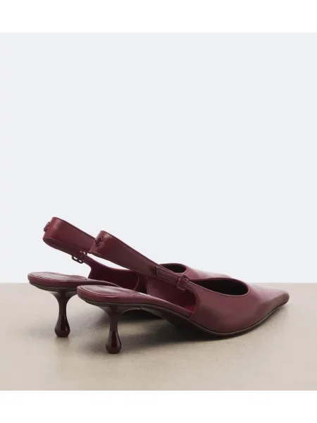 Czółenka Jimmy Choo skórzana z otwartą piętą