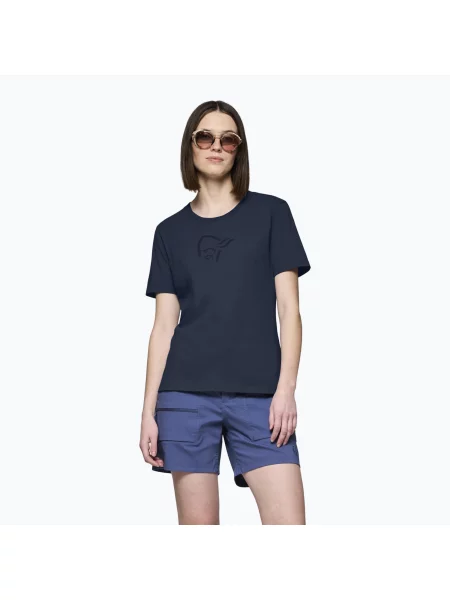 Tricou pentru femei NORRONA Cotton Viking indigo night/sky captain