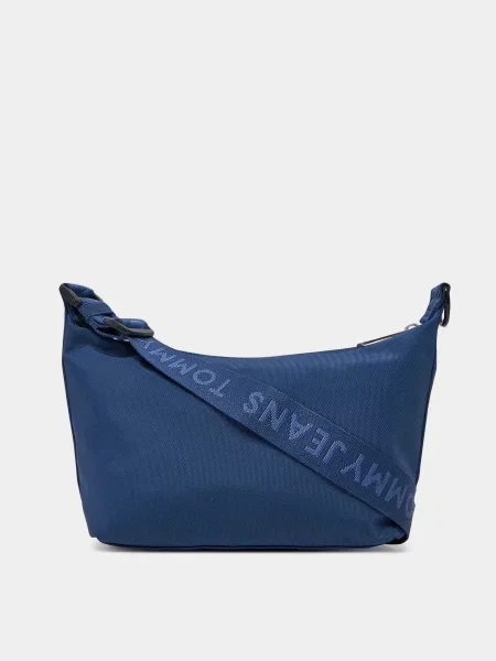Переработанный сумка Tommy Hilfiger синяя