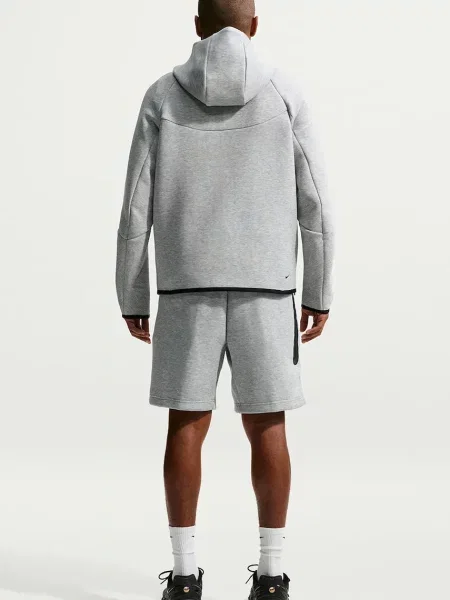 Pánska mikina Nike Tech Windrunner Full Zip cave dark grey heather/black sivá