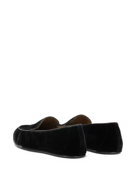Pantofi loafer Tom Ford de catifea negru
