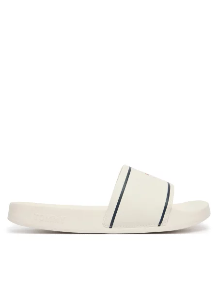Tommy Jeans Natikači Tjw Poolslides bela