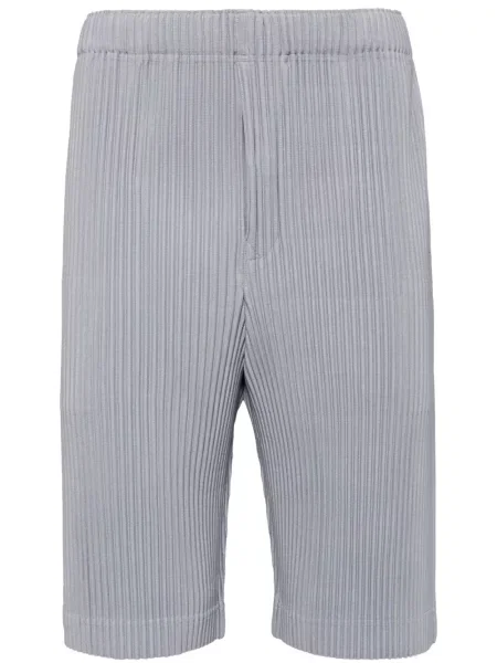 Plisované kraťasy Homme Plissé Issey Miyake šedé