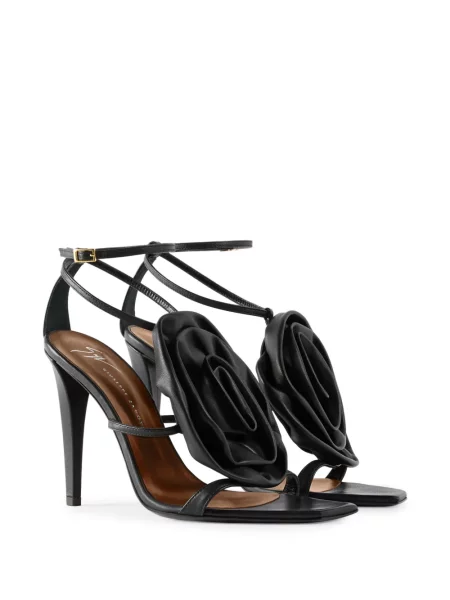 Gėlėtos sandalai Giuseppe Zanotti juoda