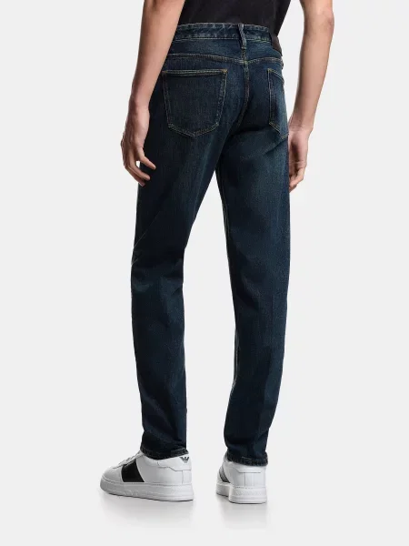 Зауженные джинсы Emporio Armani синий