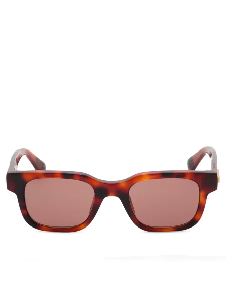 Okulary przeciwsłoneczne Bottega Veneta Eyewear czerwone