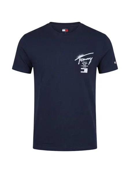 Majica Tommy Hilfiger Jeans modra