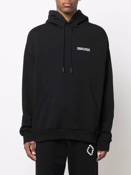 Bluza z kapturem Marcelo Burlon County Of Milan z kapturem czarna