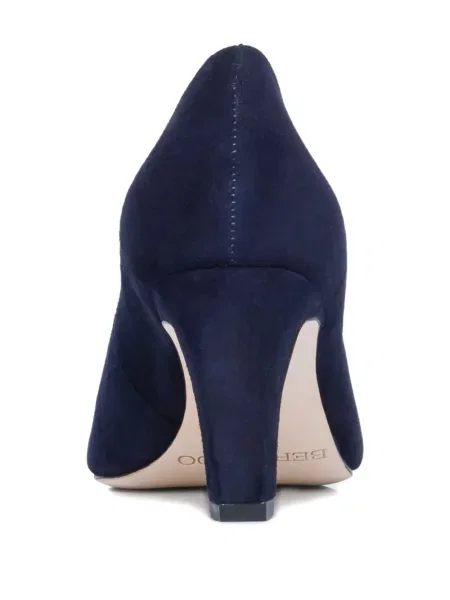 Pantofi cu toc Bernardo din piele de căprioară albastru