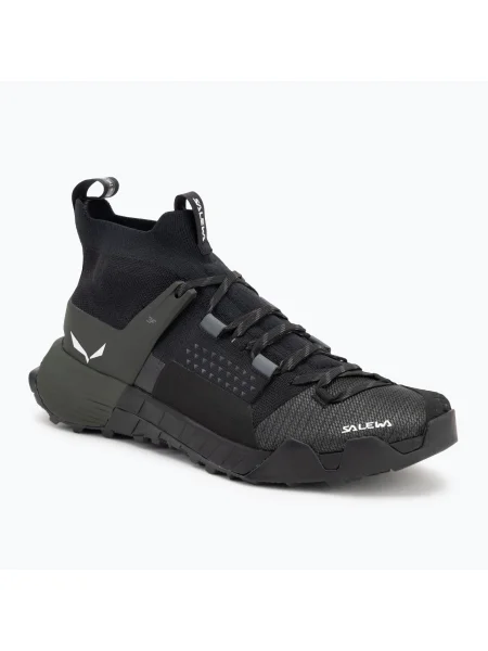 Pánske nástupové topánky Salewa Wildfire Nxt Knit onyx / dark olive khaki
