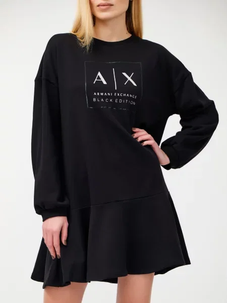 Сукня Armani Exchange чорна