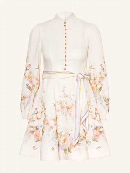 Zimmermann Sukienka Lniana Valiant weiss