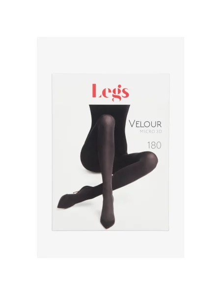 Велюровые колготы Legs черные