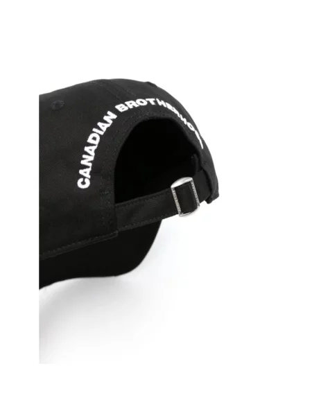 Czapka z daszkiem Dsquared2 z logo czarna